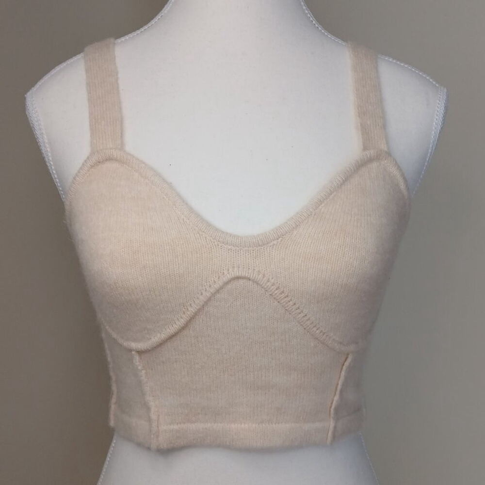 NWT Nia The Brand Ecru Corset Top Size Small - Picture 2 of 9